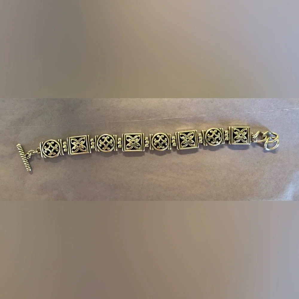 Brighton Silver Tone  Panel Bracelet